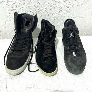 Supra Tom Ford Jordan Men Black Sneakers Singles No Pairs size 11.5 and 12